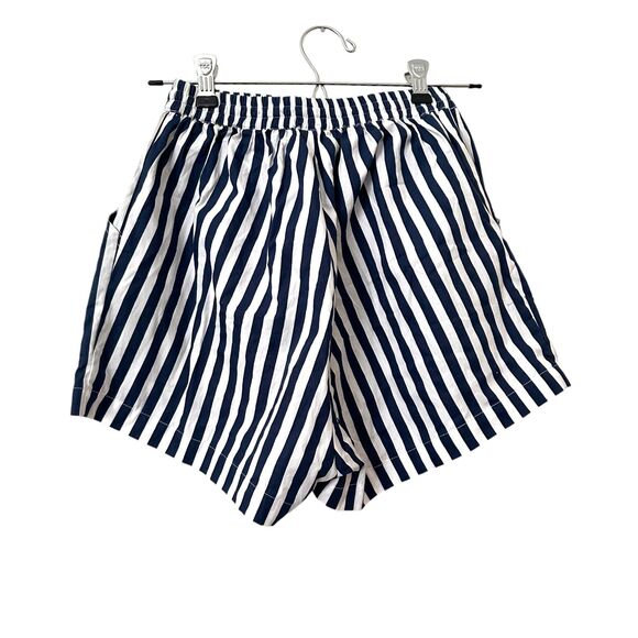 LUSANA Donovan Striped Poplin Short NWT Sz4 - Picture 4 of 5